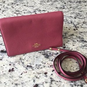 Coach wallet on a string